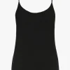 Schwarzes Spaghetti Top