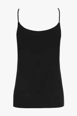 Schwarzes Spaghetti Top