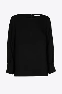 Sommerliche Bluse mit langen Ärmeln