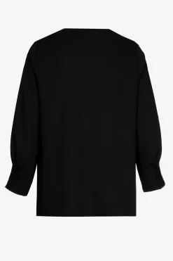 Sommerliche Bluse mit langen Ärmeln