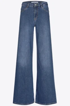 Sommerliche Jeansschlaghose