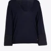 Sommerlicher Pullover mit Seidenanteil und Lurex