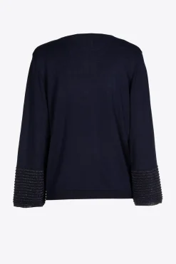 Sommerlicher Pullover mit Seidenanteil und Lurex