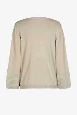Sommerlicher Pullover mit Seidenanteil und Lurex
