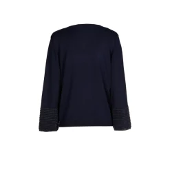 Sommerlicher Pullover mit Seidenanteil und Lurex