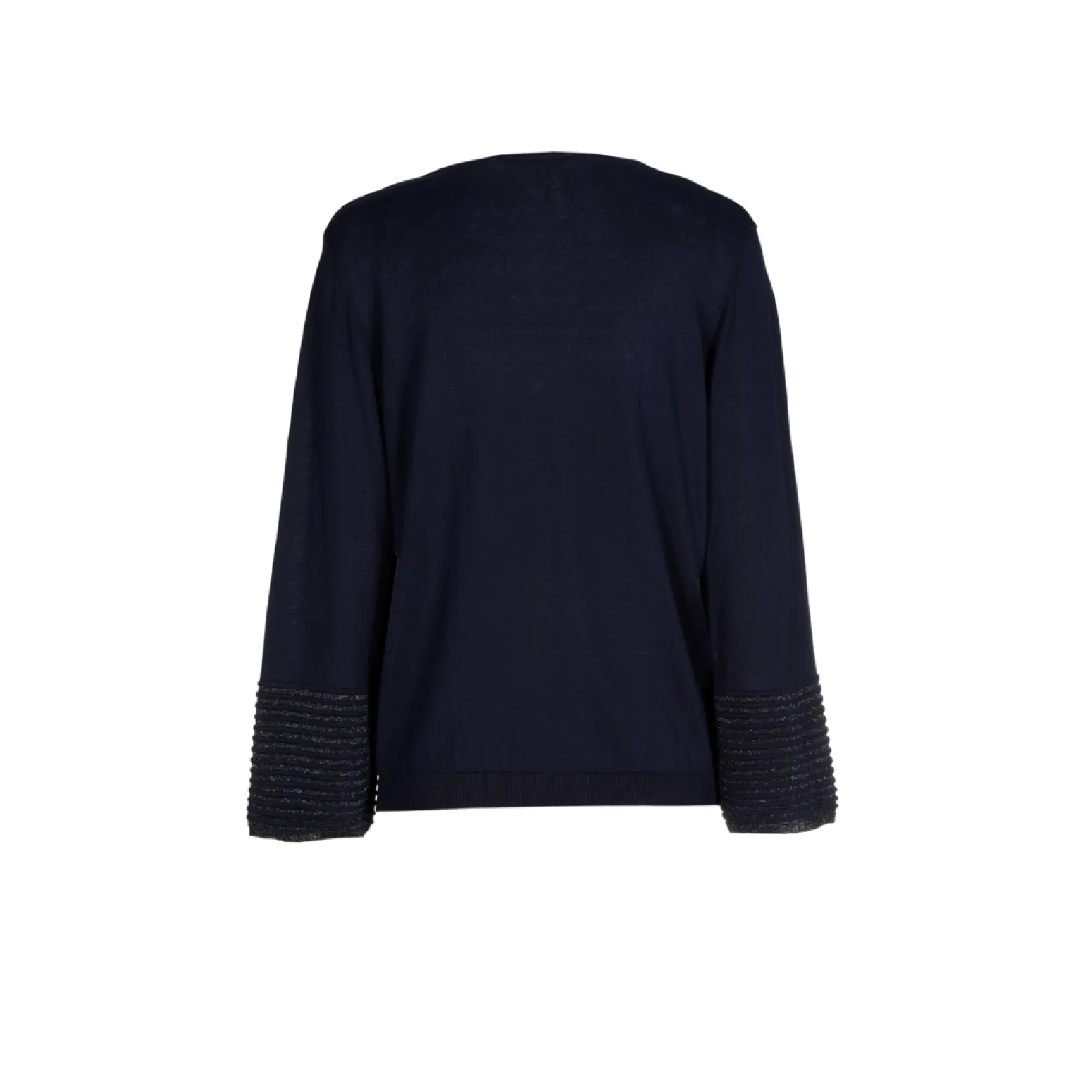 Sommerlicher Pullover mit Seidenanteil und Lurex