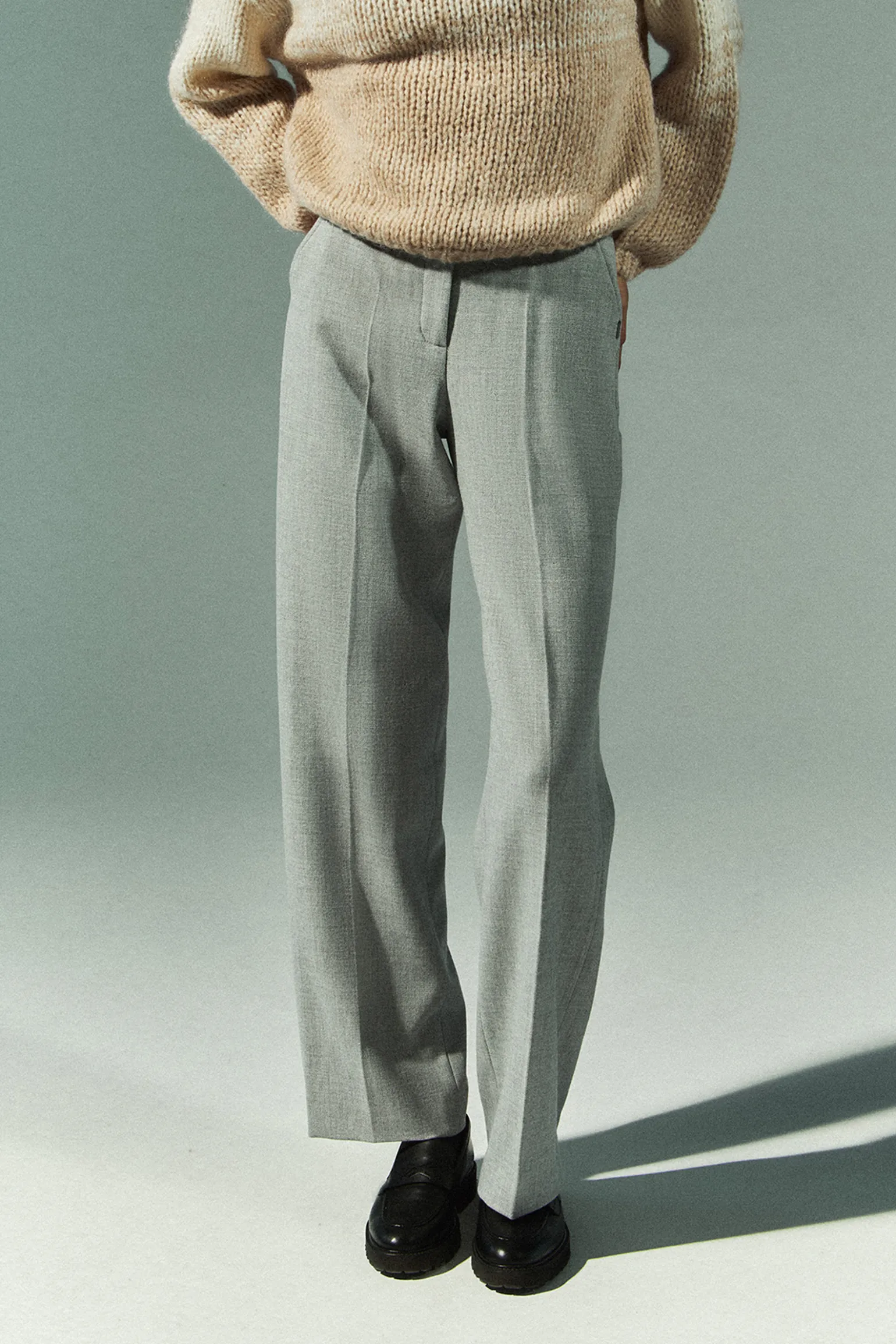 Stilvolle Hose mit weitem Bein