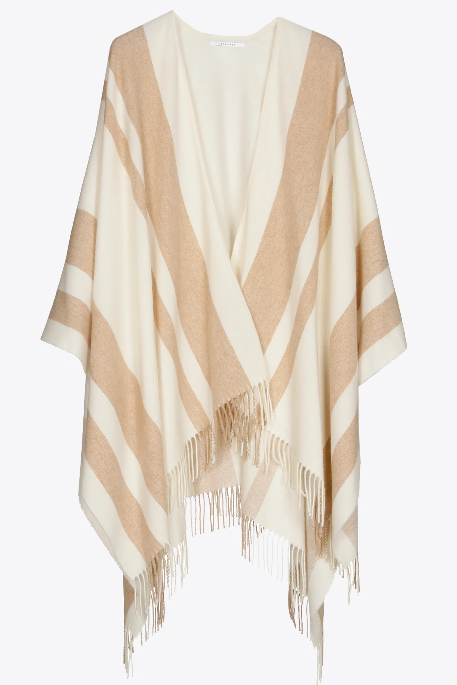 Streifenponcho