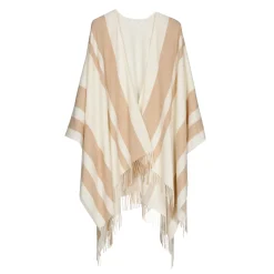 Streifenponcho