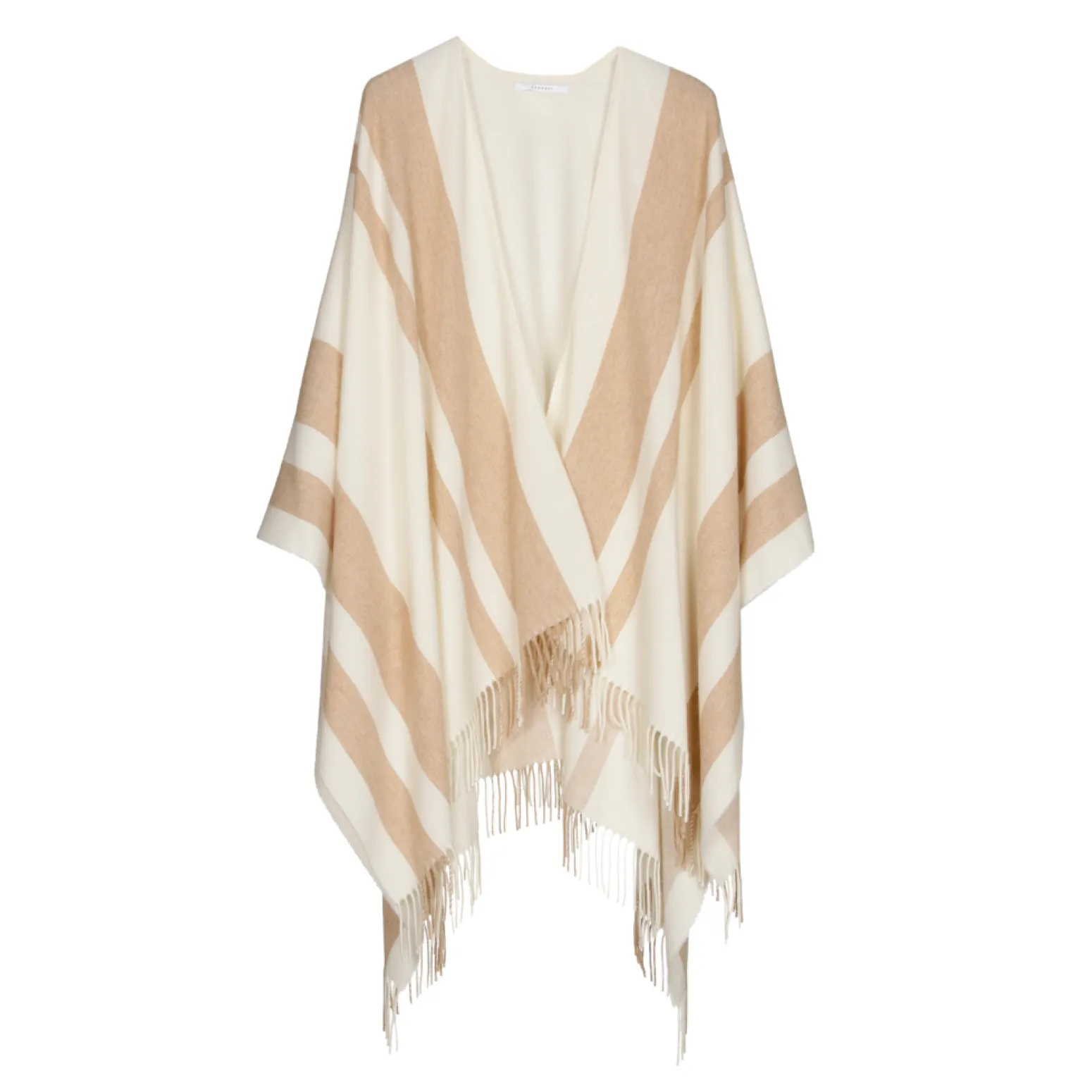 Streifenponcho