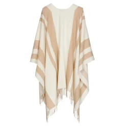 Streifenponcho