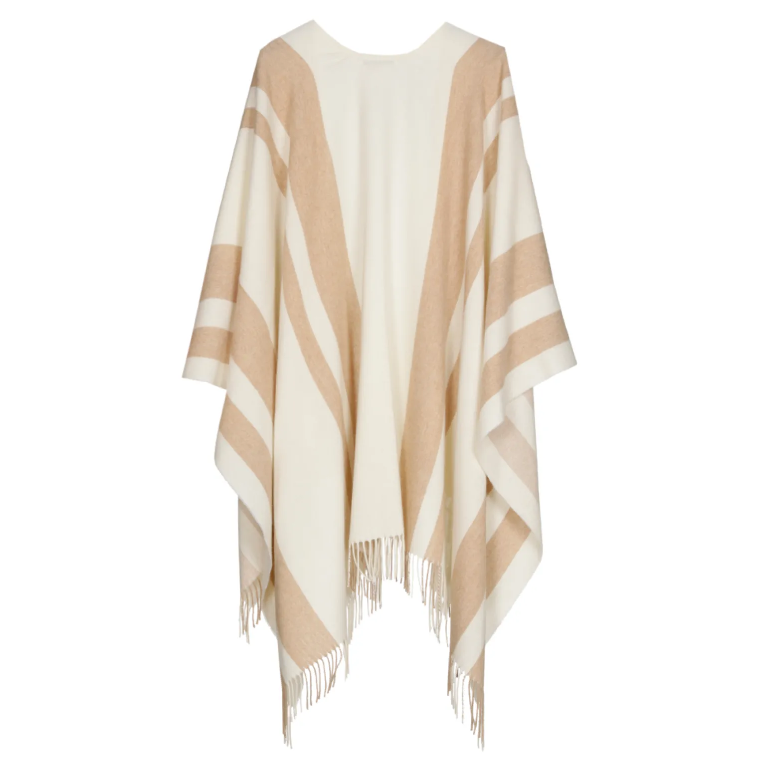 Streifenponcho
