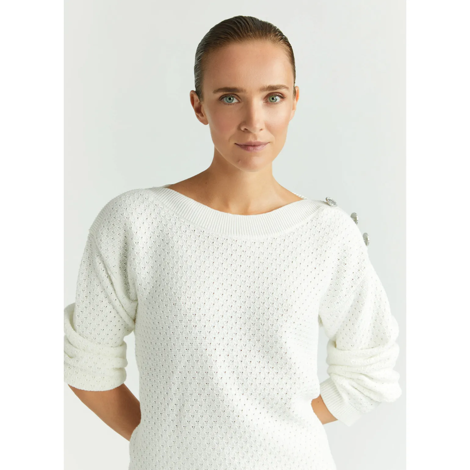 Strickpullover mit Fantasiemuster