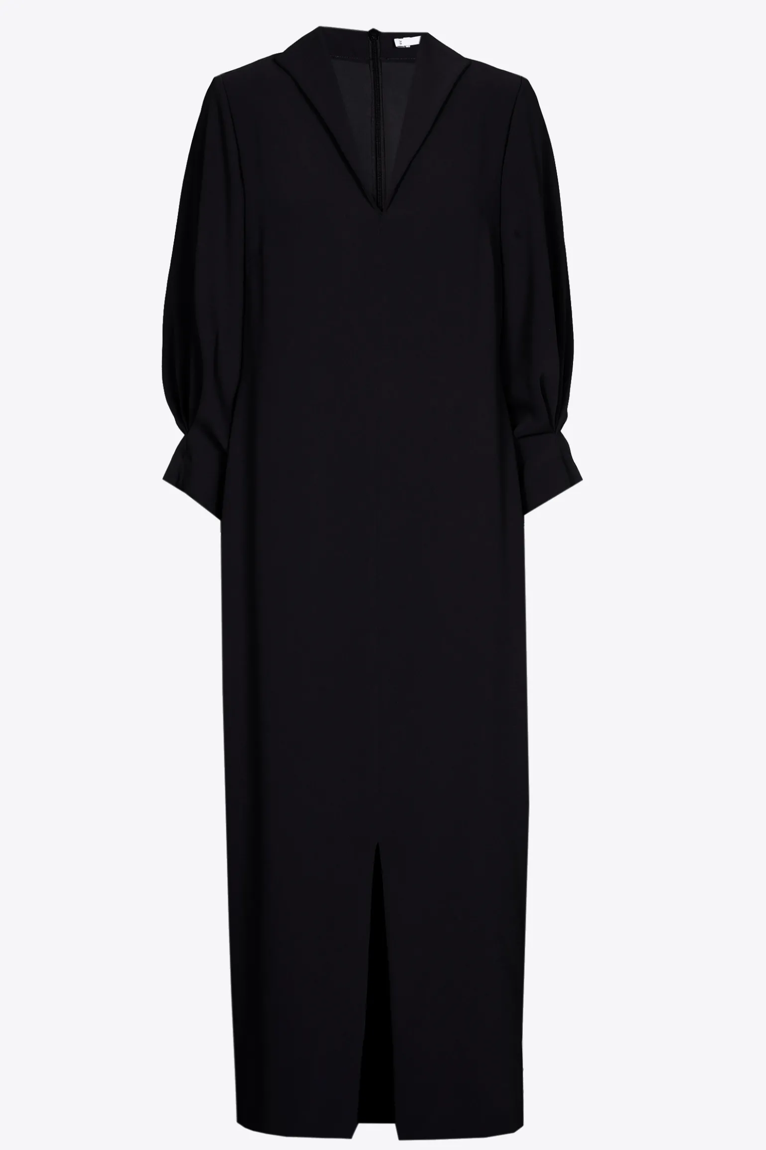 Tailliertes Kleid mit V-Ausschnitt