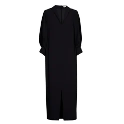 Tailliertes Kleid mit V-Ausschnitt