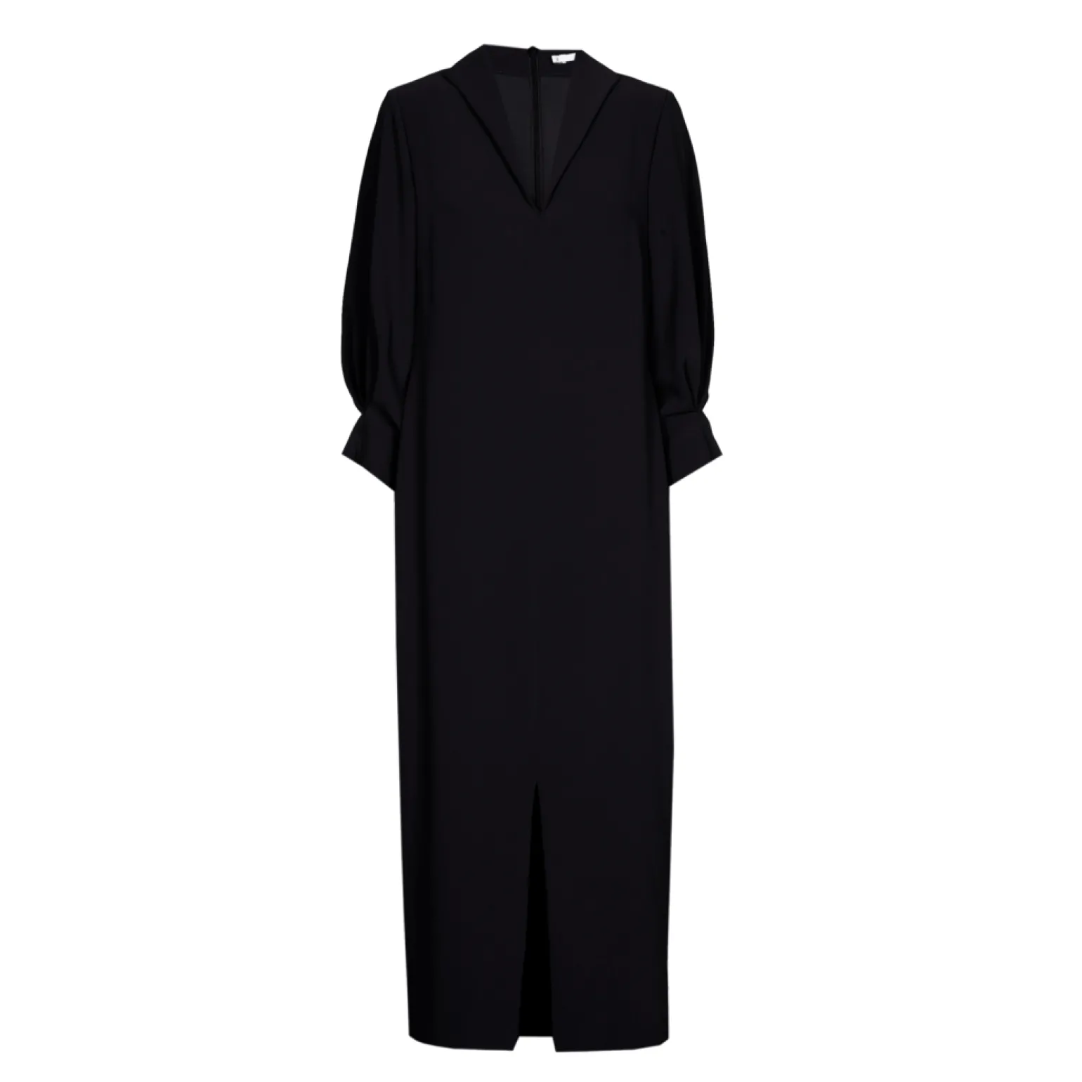 Tailliertes Kleid mit V-Ausschnitt