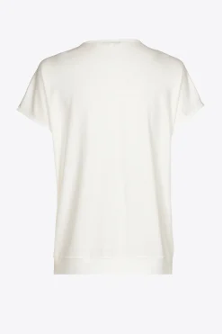 T-Shirt in Wickeloptik