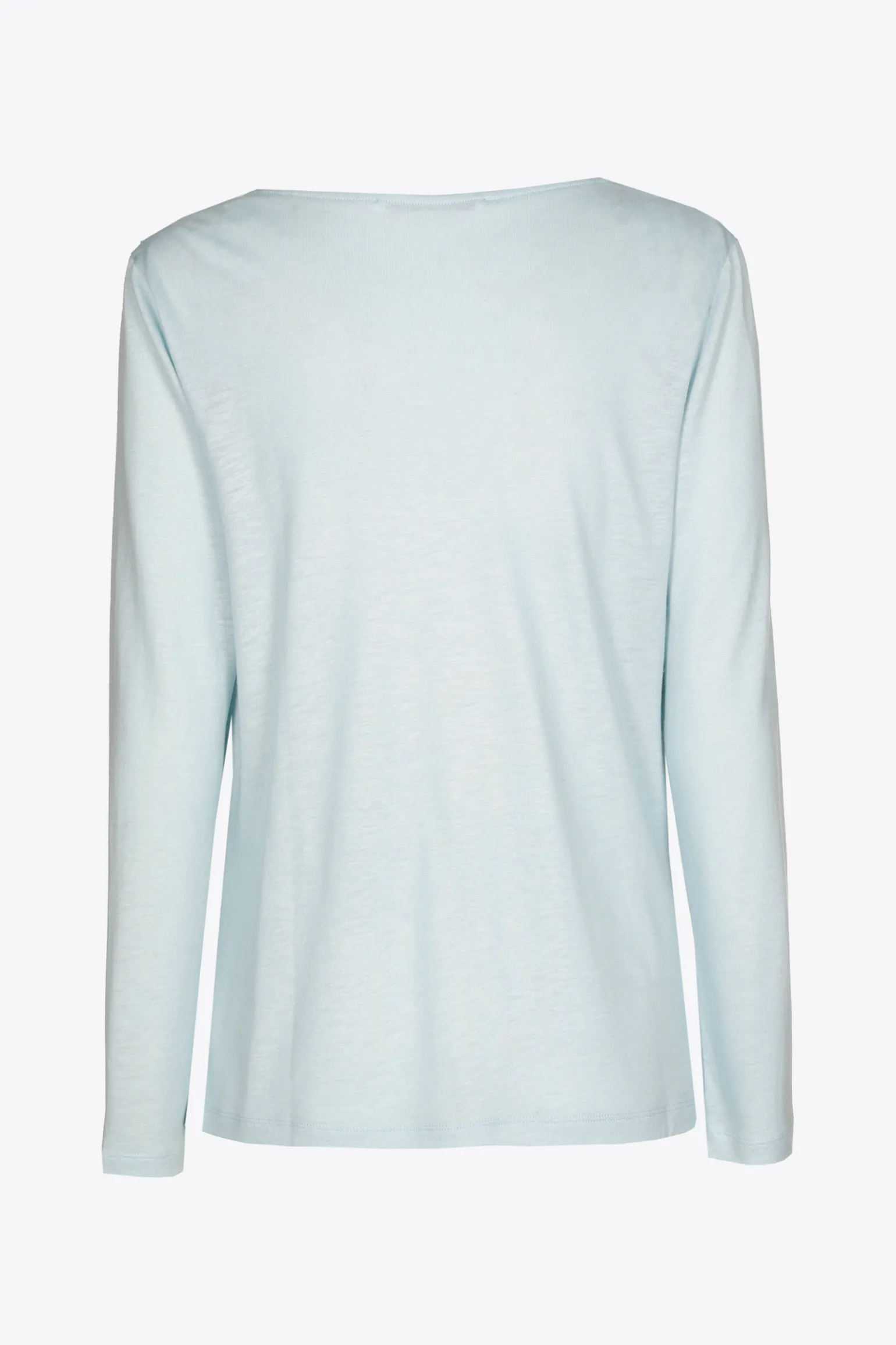 T-Shirt mit drapiertem Kragen