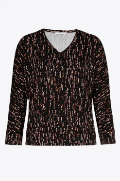 T-Shirt mit farbenfrohem Muster