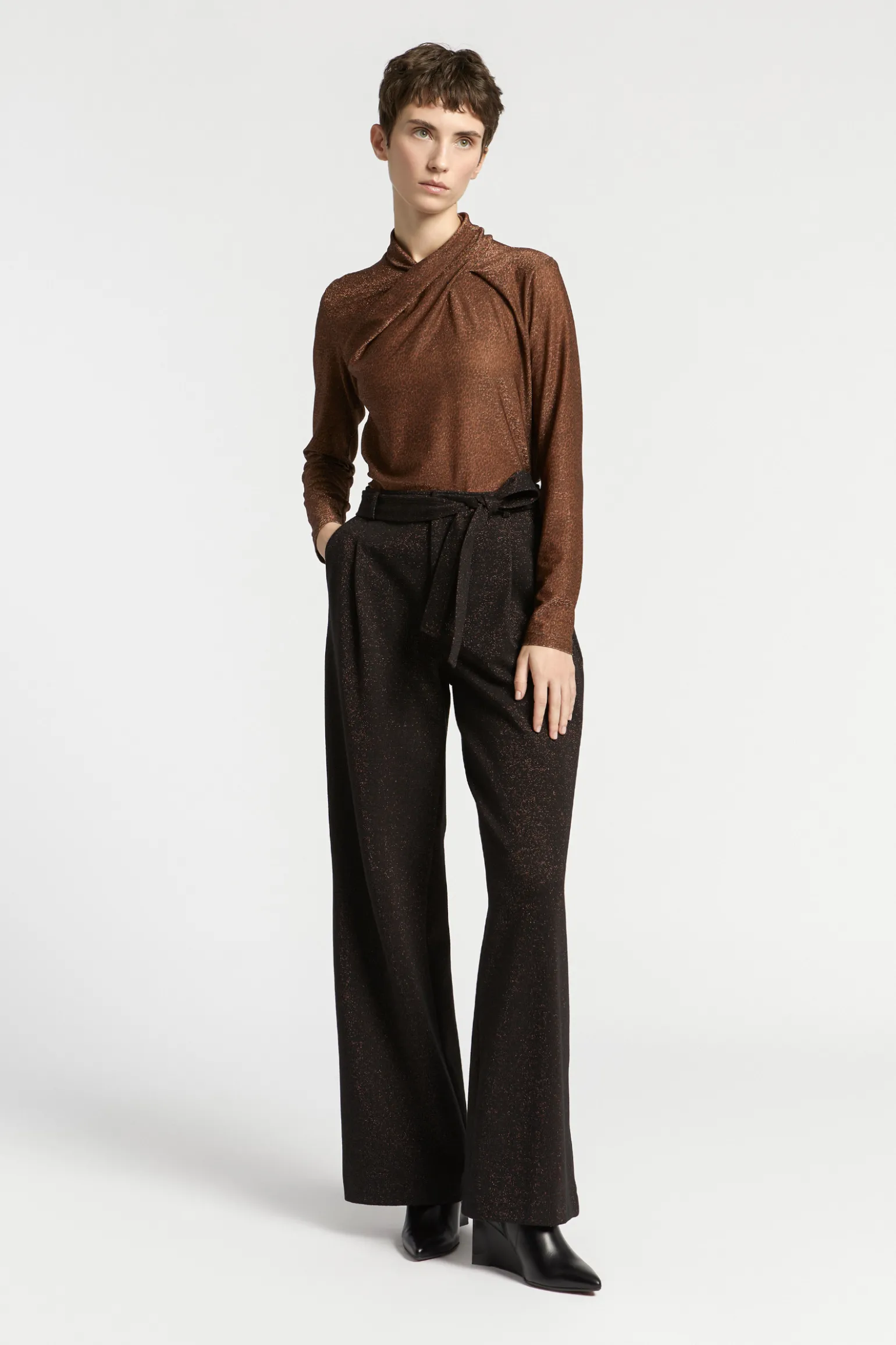 T-Shirt mit Leopardenmuster