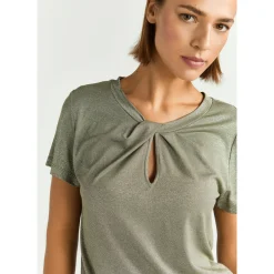 T-Shirt mit Lurex