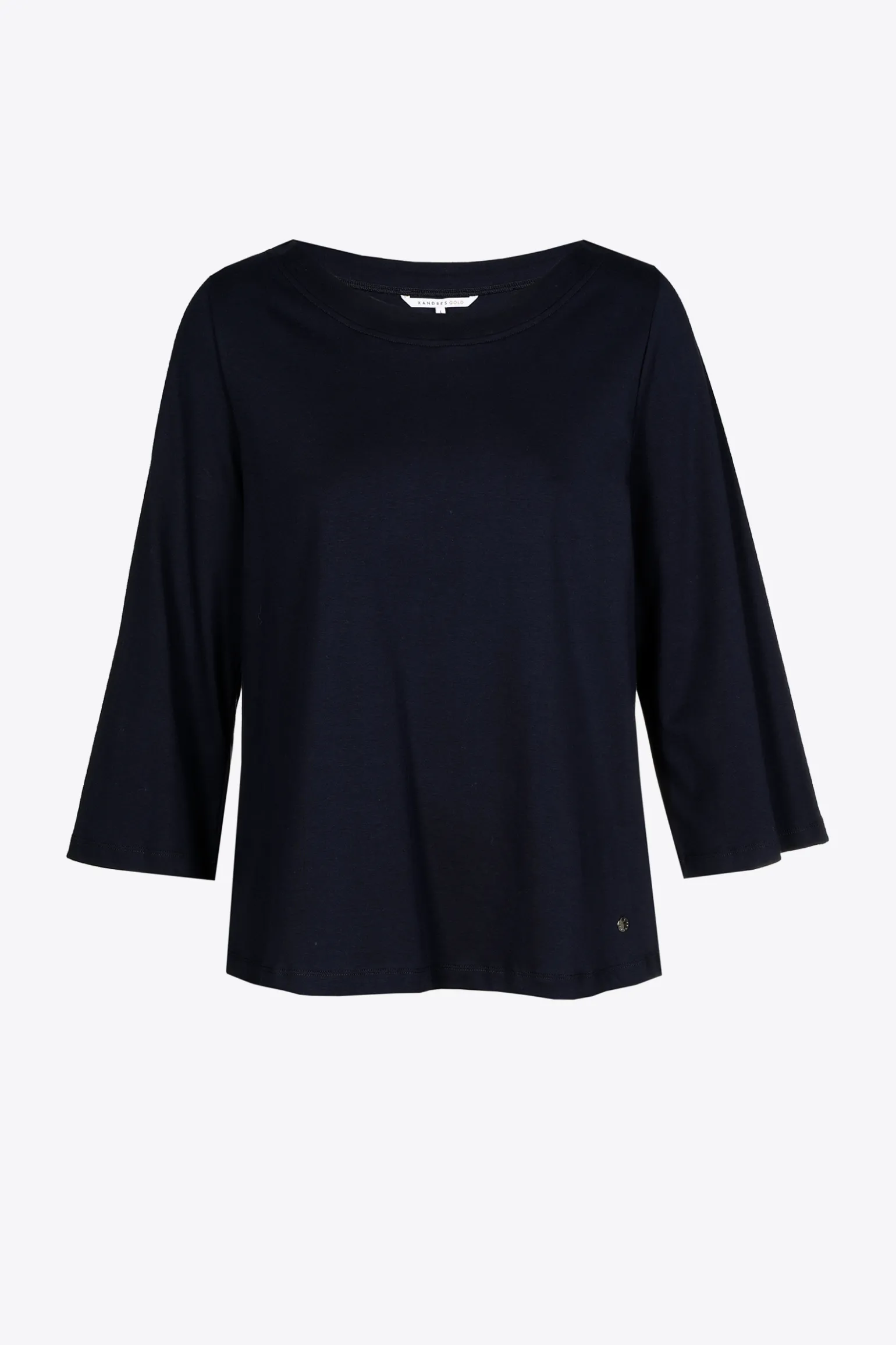 T-Shirt mit U-Boot-Ausschnitt