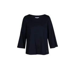 T-Shirt mit U-Boot-Ausschnitt