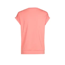 T-Shirt mit V-Ausschnitt aus Jerseystoff