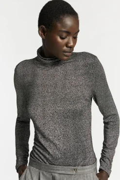 Unterziehpullover mit Lurex