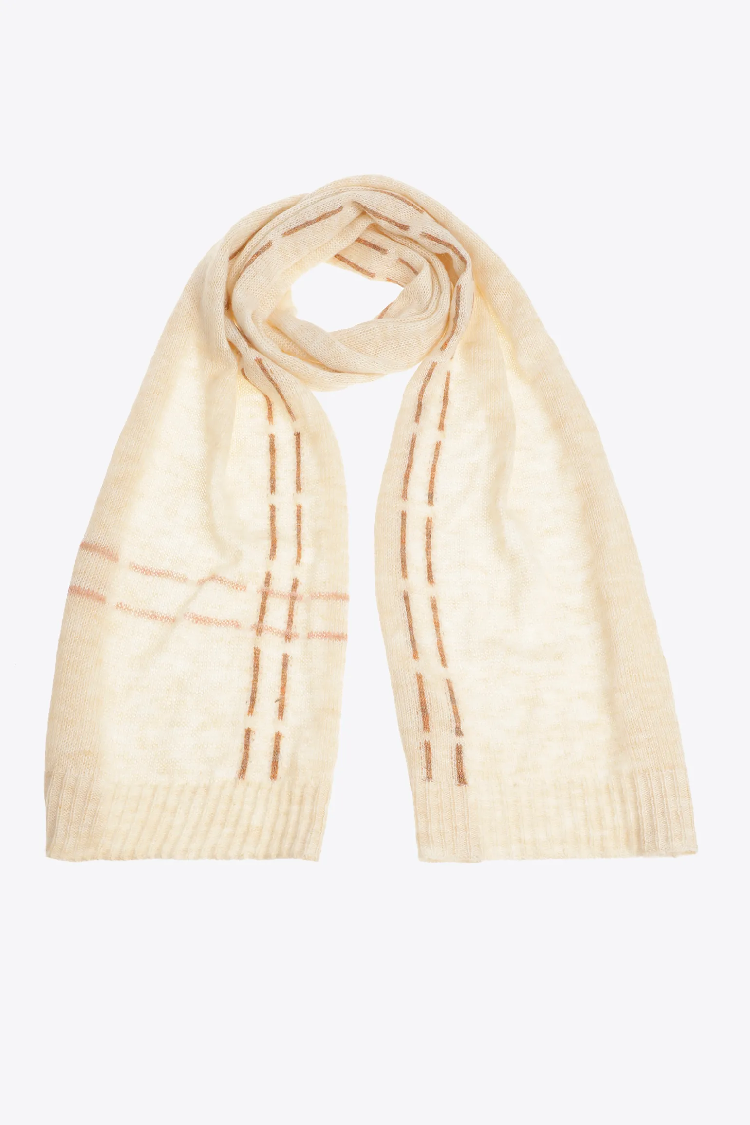 Weicher Schal mit Mohair-Anteil