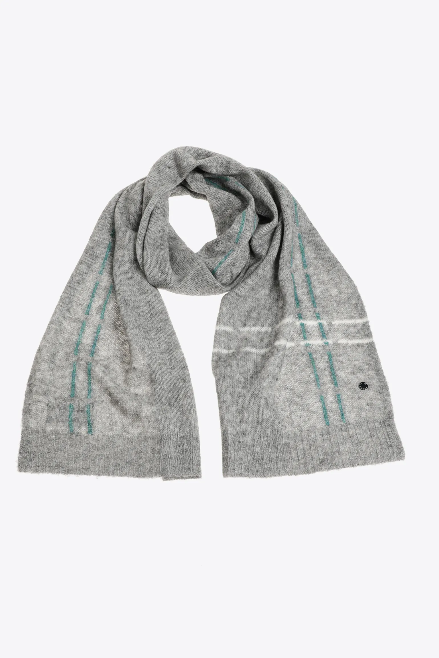 Weicher Schal mit Mohair-Anteil