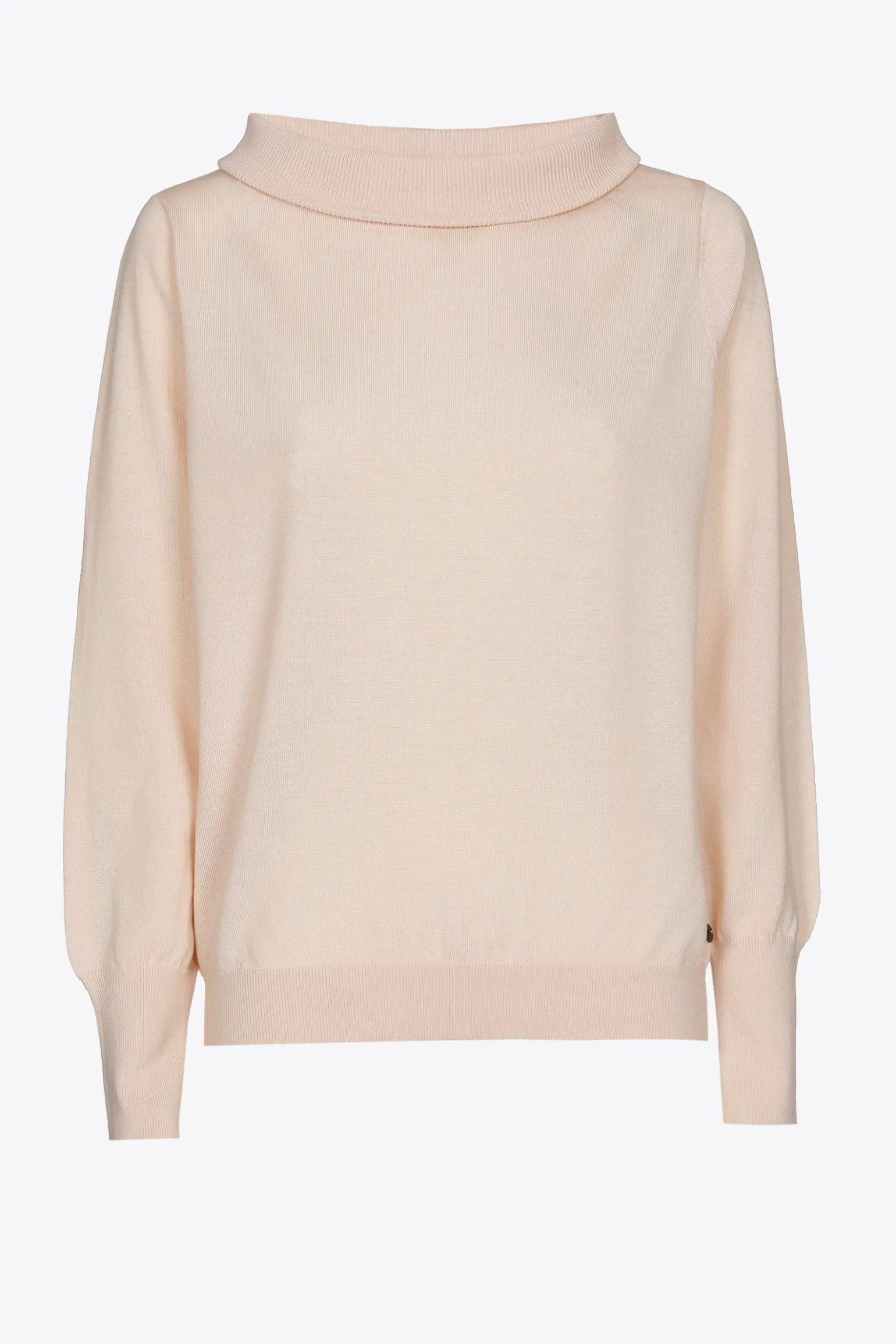 Wollpullover mit U-Boot-Ausschnitt