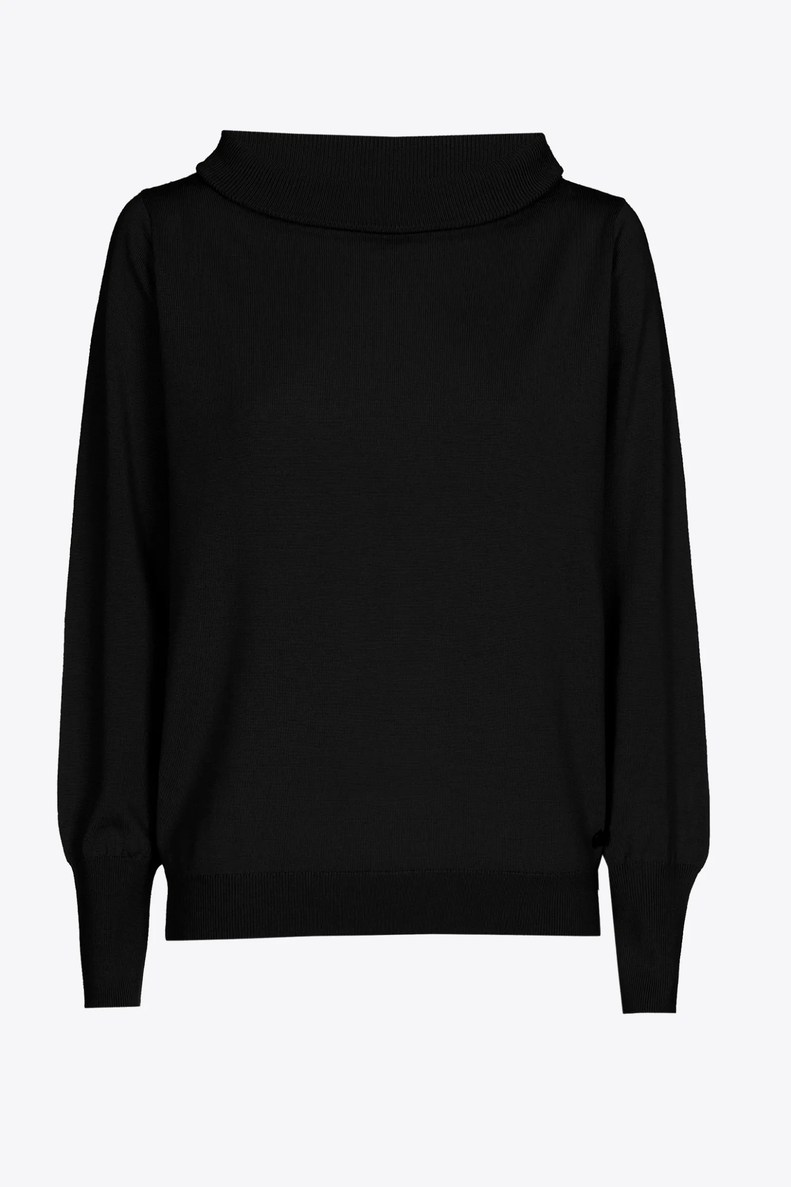 Wollpullover mit U-Boot-Ausschnitt