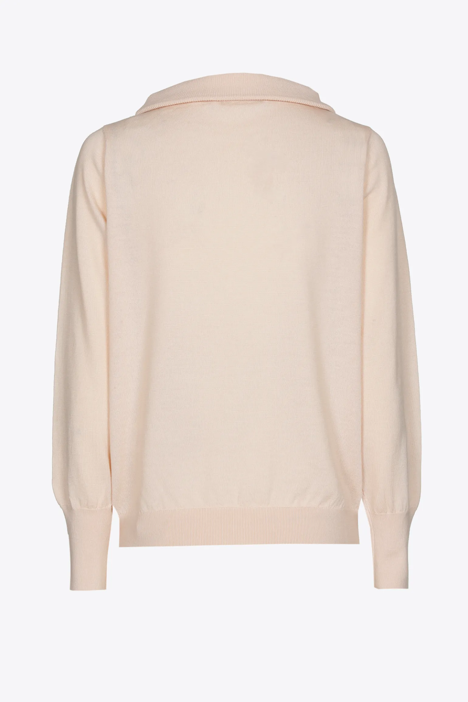 Wollpullover mit U-Boot-Ausschnitt
