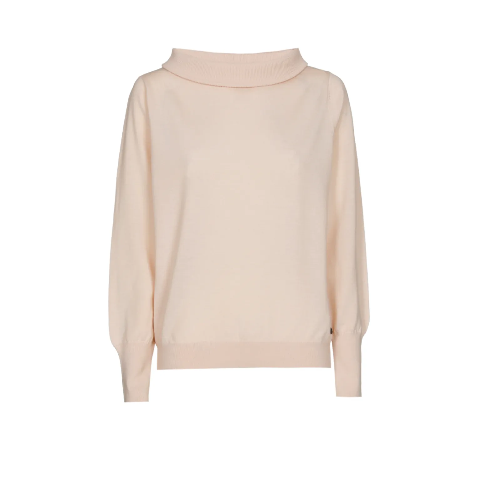 Wollpullover mit U-Boot-Ausschnitt